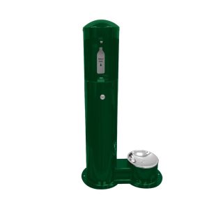 Outdoor bottle filler with pet bowl WSF cwbf-2-pet