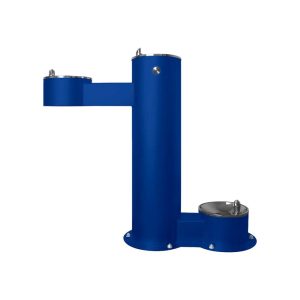 Fontaine à boire extérieure WSF WODF-3-HC-PET double station avec abreuvoir pour chien