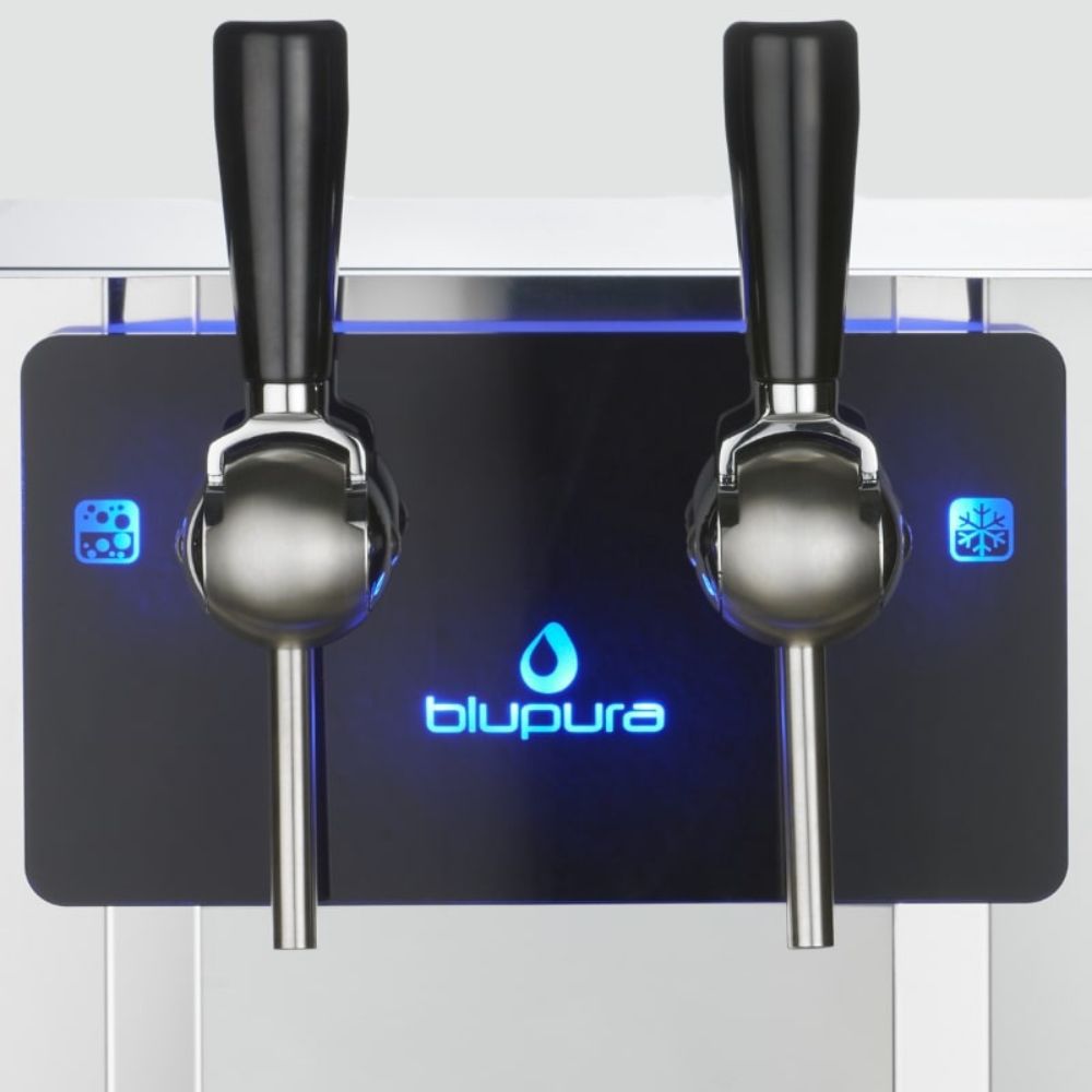 Commercial water dispenser Blupura Blubar Beer Tap with cold water and sparkling water