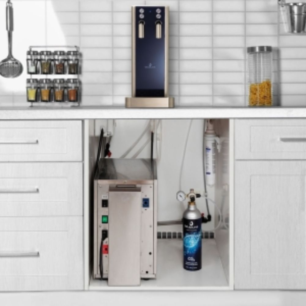Countertop water dispenser Blupura Bluglass Tower high volume