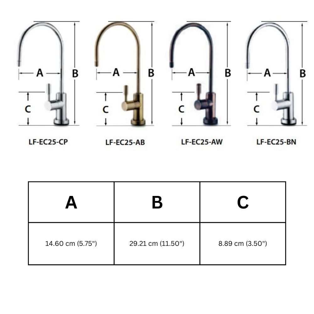 Professional lead free faucet Hydronix LF-EC25