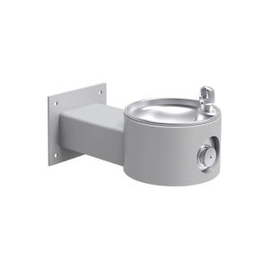 Wall mounted outdoor drinking fountain ELKAY LK4405GRY