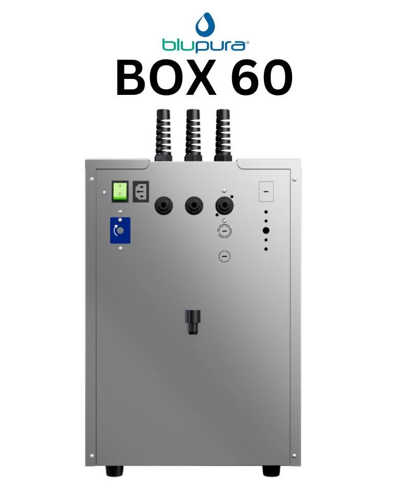 Refroidisseur d'eau sous comptoir BLUPURA BOX pour fontaines et systèmes d'embouteillage