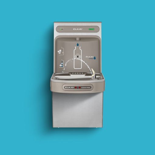 Elkay contactless bottle filler and fountain 3