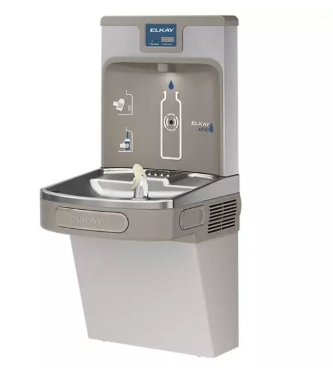 Drinking fountain ELKAY LZS8WSLK with contactless bottle filler