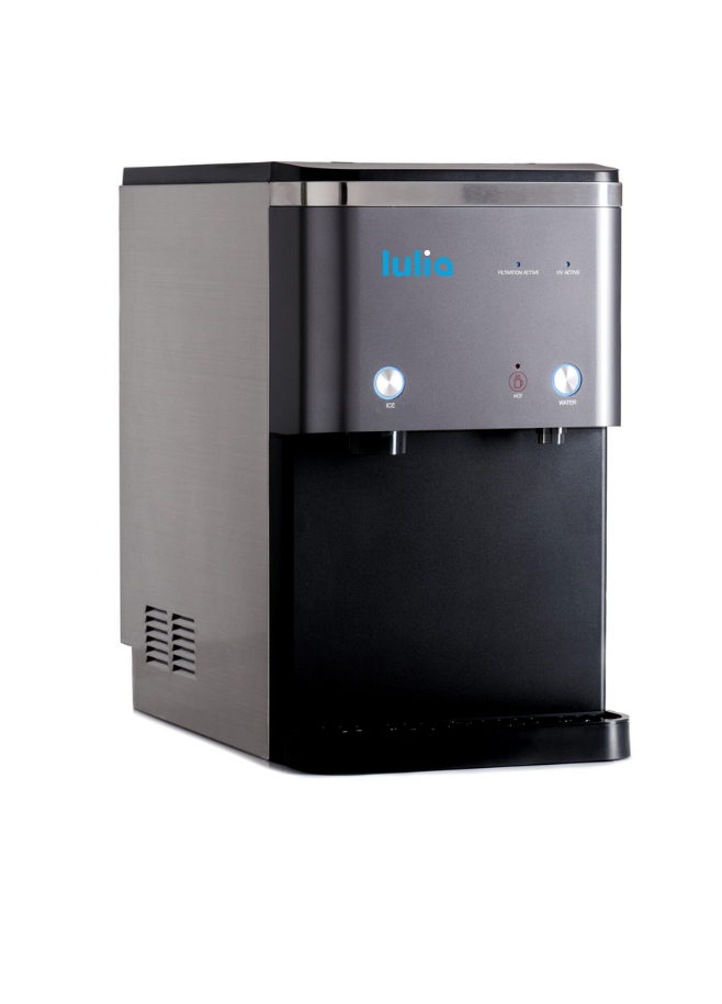 Machine à glace sur comptoir commercial haut volume avec distributeur d'eau froide LULIA i16