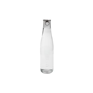 Reusable glass bottle LULIA works with single use caps for commercial bottling system