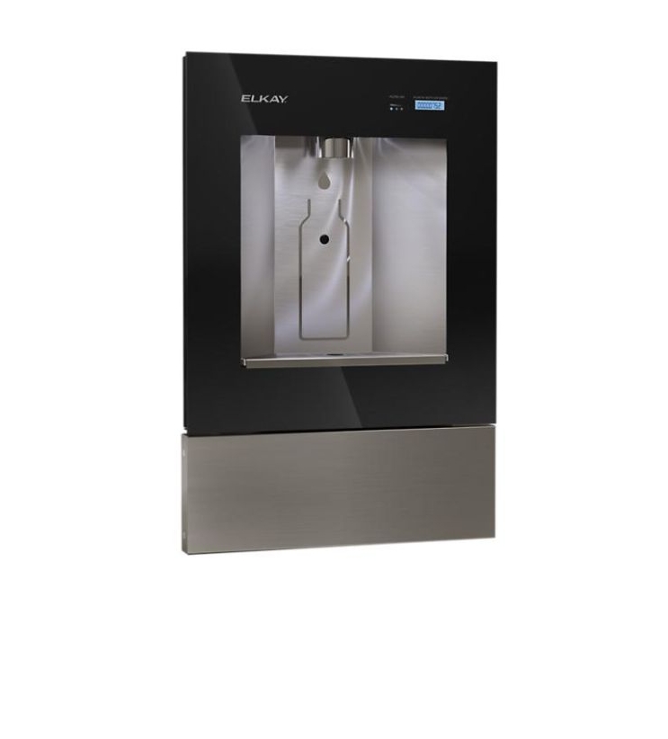 In wall contactless bottle filler ELKAY filtered water