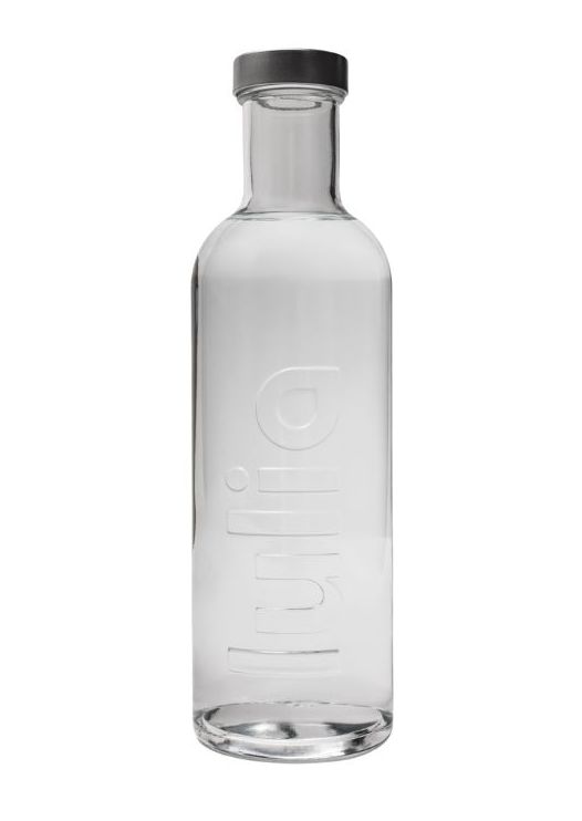 Reusable glass bottle LULIA with reusable twist cap for bottling systems