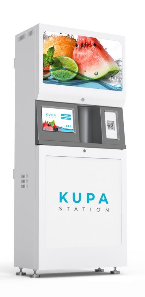 Freestanding flavored fountain KUPA STATION