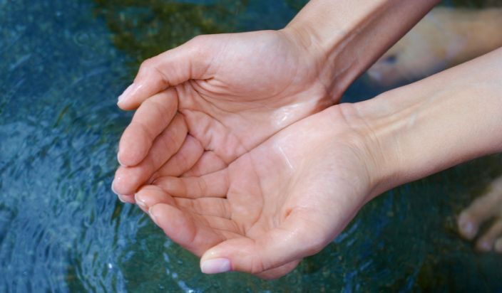 pure fresh water