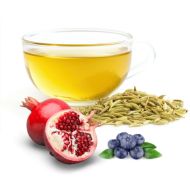 Kupa-station-flavored fountain-white tea with blueberry and 