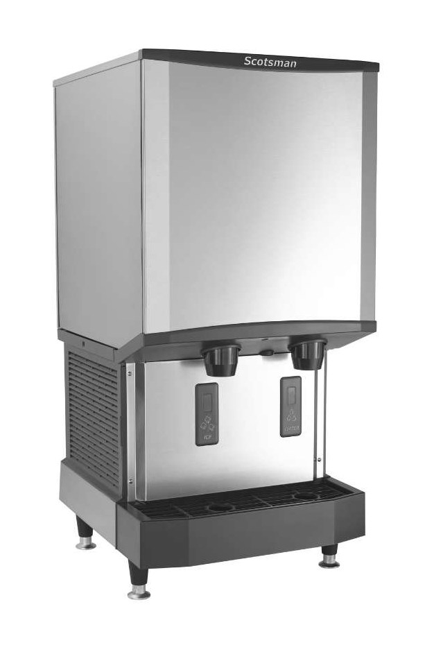 Water and Ice dispenser Scotsman HID312 chewable nugget ice