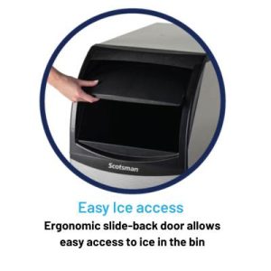 Machines à glace en flocons Scotsman porte rétractable