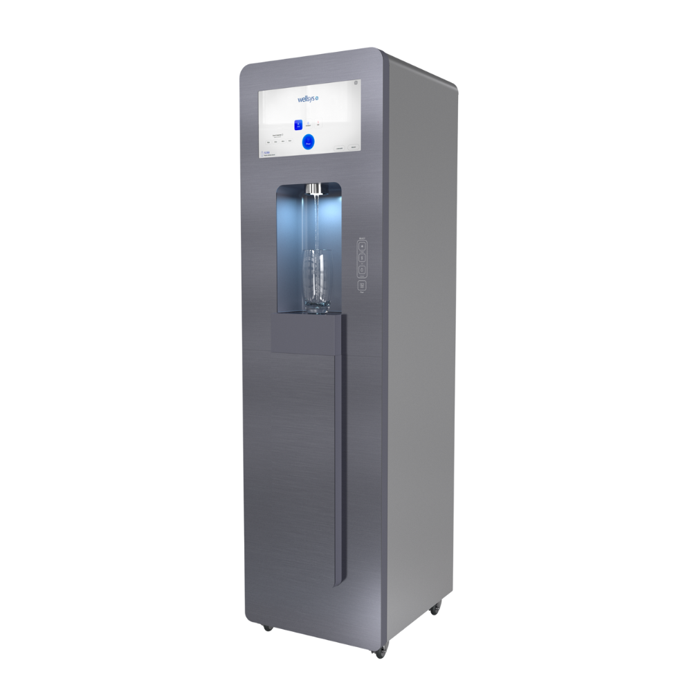 High volume freestanding water dispenser LULIA XL1 turnkey rental_Sani-Fontaines