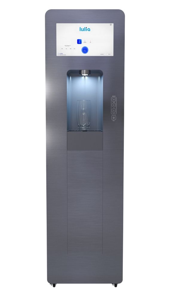 Distributeur d'eau ultra haute capacité LULIA autoportant, eau froide, chaude, tempérée