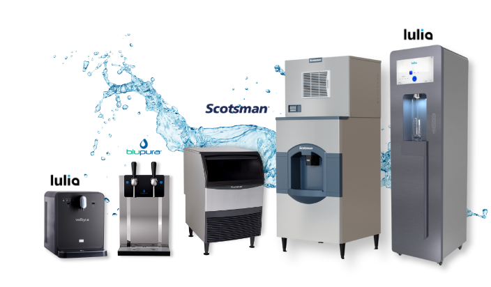 Turnkey rentals for ice machines, water dispensers and water coolers for commercial use