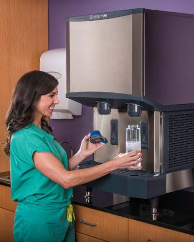 Commercial Ice and Water dispenser Scotsman HID312 contactless activation unit