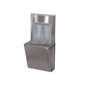 Contactless activated bottle filler Murdock BFEZS168 wall mounted unit with refrigerated water-Sanifontaines