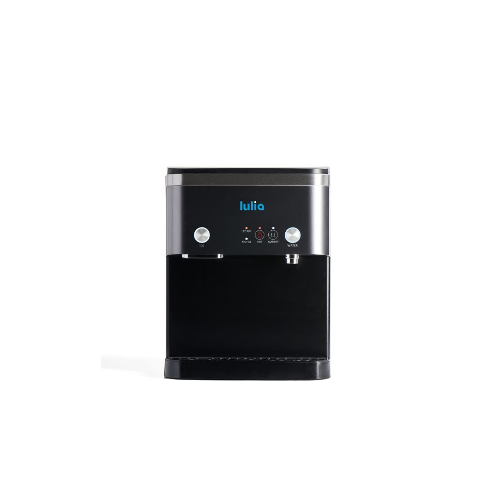 Countertop commercial ice machine LULIA I15 with integrated water dispenser