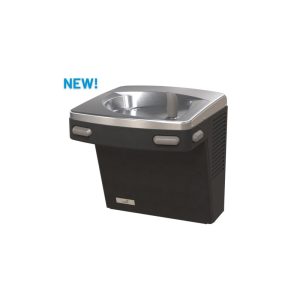 Wall mounted drinking fountain OASIS PG8AC refrigerated water-matte black